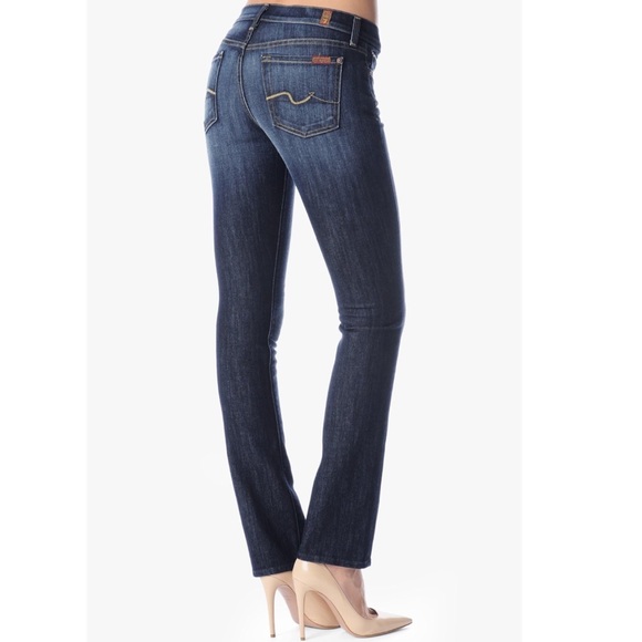 7 For All Mankind Denim - 🆕7 For All Mankind Low Rise Straight Leg Jeans